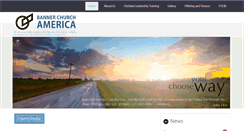 Desktop Screenshot of bannerchurchamerica.org